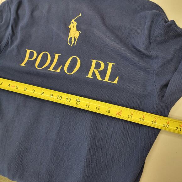 NWT Ralph Lauren Teddy Long Sleeve Polo Navy Small - Picture 9 of 12